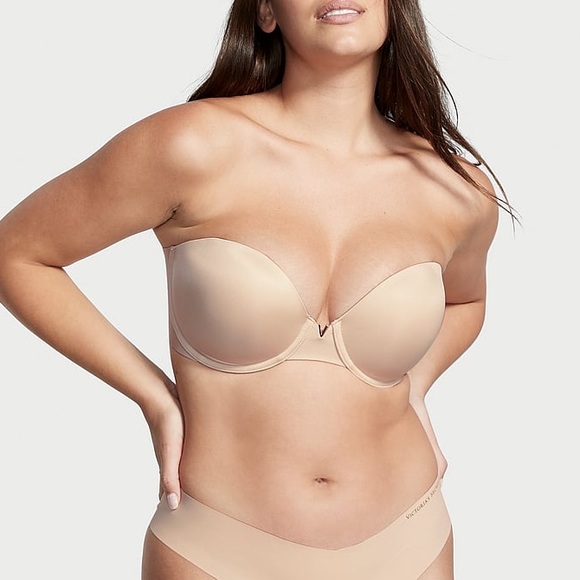 Victoria's Secret Other - Victoria's Secret Bare Sexy Illusions Uplift Nude Strapless Multi-way Strap Bra